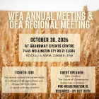 WFA AGM and OFA Regional Meeting